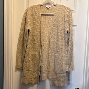 Time and Tru Beige Knit Cardigan